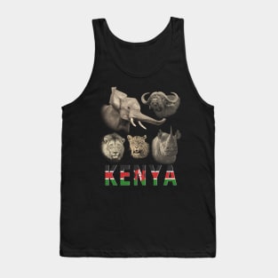 Kenya Big Five Africa Safari Tank Top